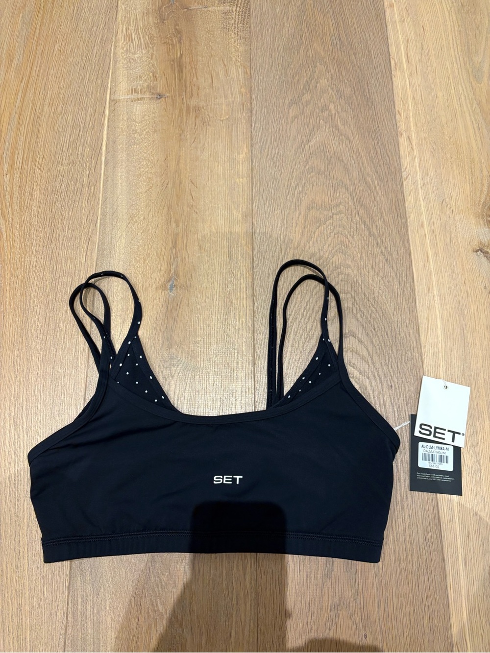 SET Active Breathe Layered Move Bra & Control Leggings in Dalmatian
Size M